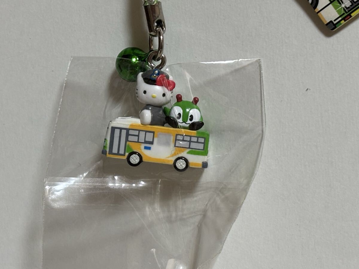 サンリオ ハローキティ&みんくる 根付け 都バス_画像1
