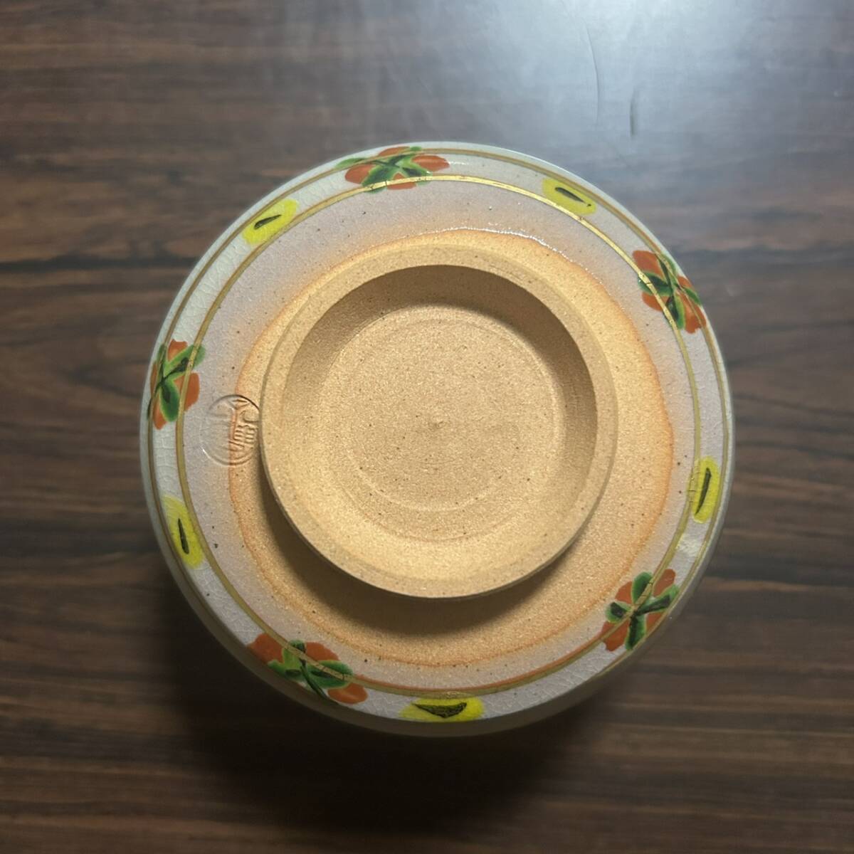 骨董品まとめ5点セット コンパス 仙台木地呂塗 古岩陶芸 琉球焼き物など_画像9