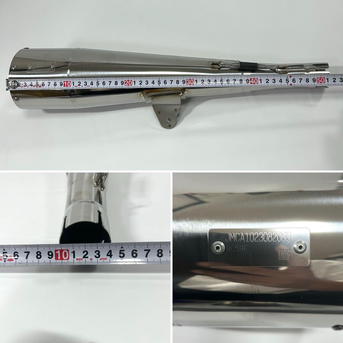 ★ DLIVE ストリートライン スリップオンマフラー JMCA メガホン HONDA GB350/GB350S用 DLI-1650STJ-S ストライカー A71003-1_画像6