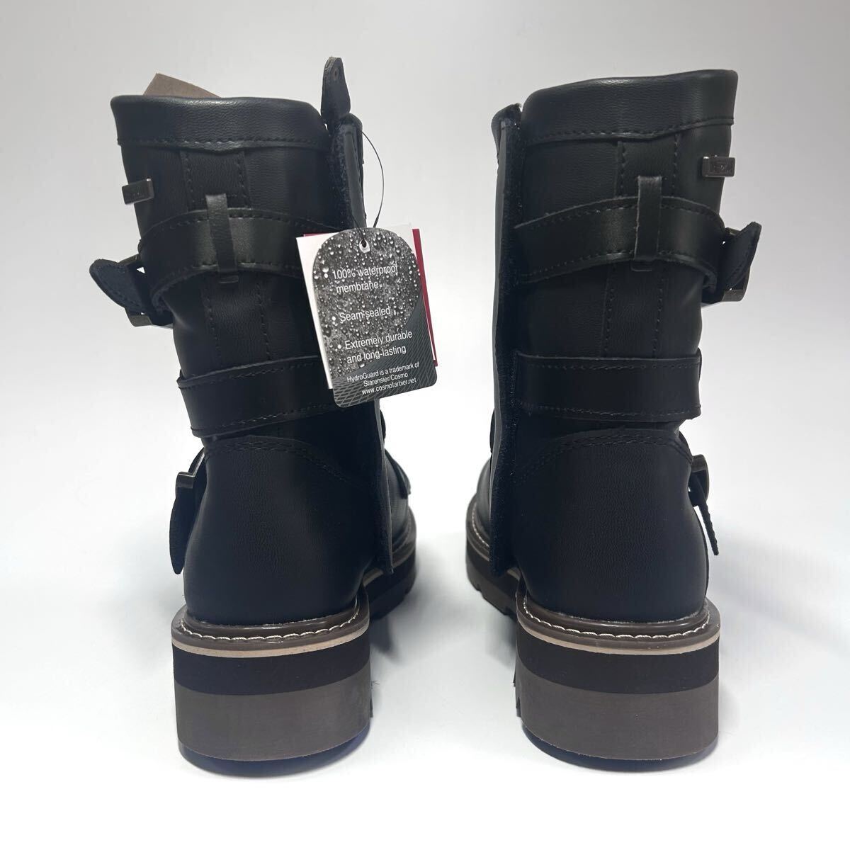 ★ Rosso StyleLab サイドジップ ライディングブーツ 厚底 24.0cm ROB-202 ロッソスタイルラボ バイク ブーツ シューズ 本革 防水 A71016-2_画像4