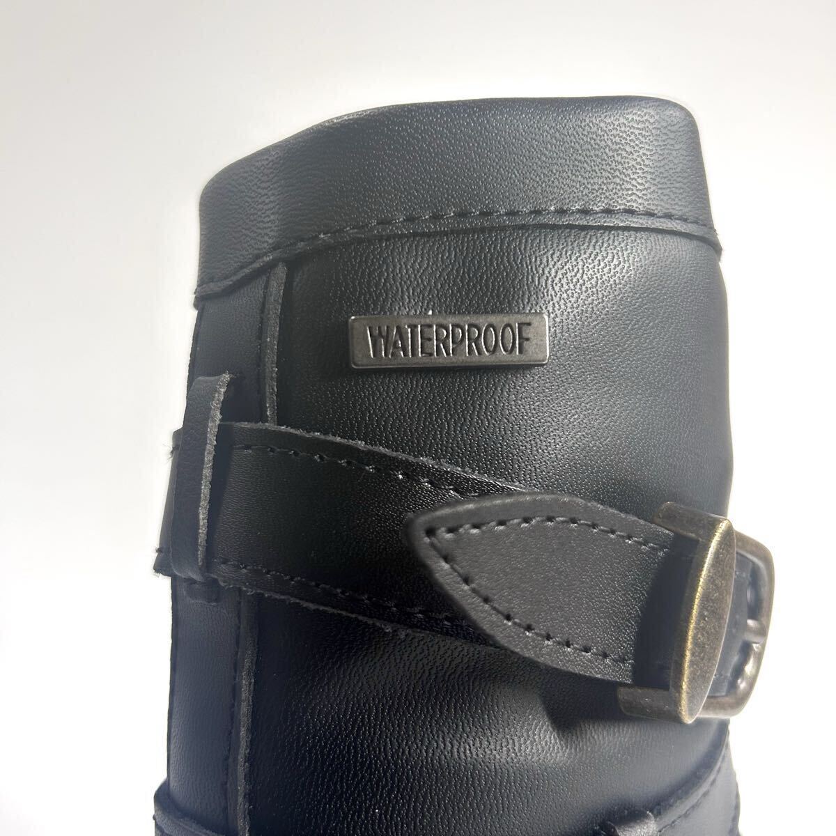 ★ Rosso StyleLab サイドジップ ライディングブーツ 厚底 24.0cm ROB-202 ロッソスタイルラボ バイク ブーツ シューズ 本革 防水 A71016-2_画像7