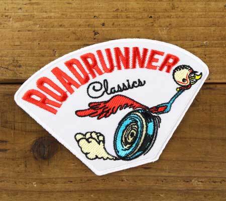 ロードランナー ワッペン アイロン 大人向け キャラクター アメリカ おしゃれ かっこいい かわいい アメカジ アメリカン クラシック_画像2