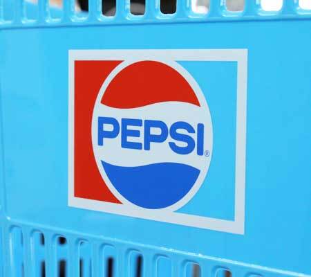 バスケット かご 収納 買い物かご おしゃれ アメリカン かっこいい かわいい 小物入れ ランドリー アメリカン雑貨 ペプシ PEPSI ブルー_画像3