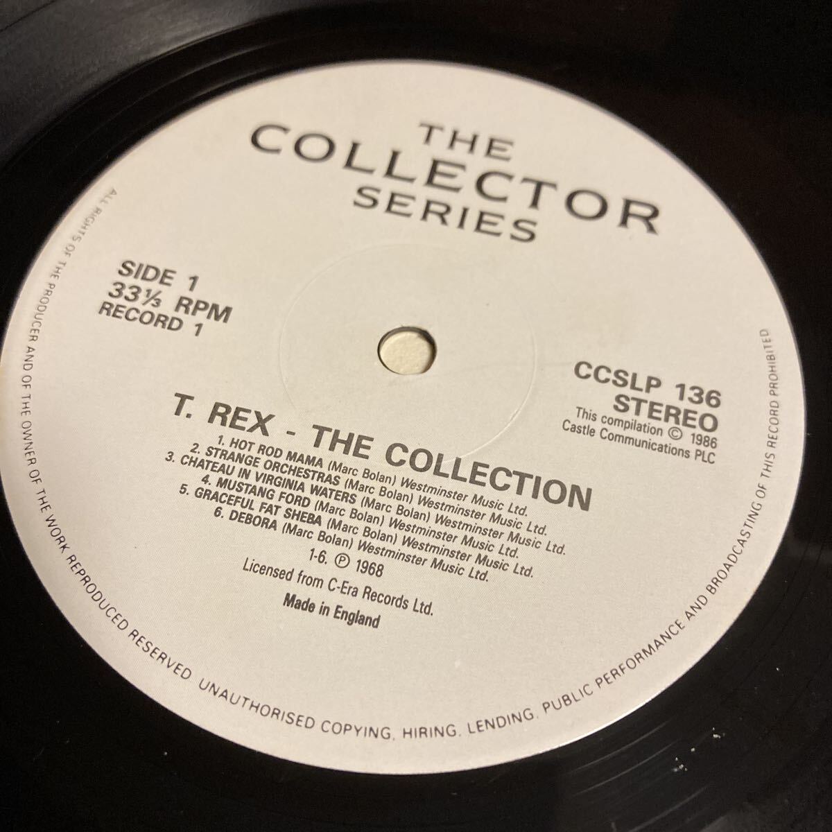 ［UK盤］2LP Tレックス T. REX COLLECTION /CCSLP 136/1-0063_画像7