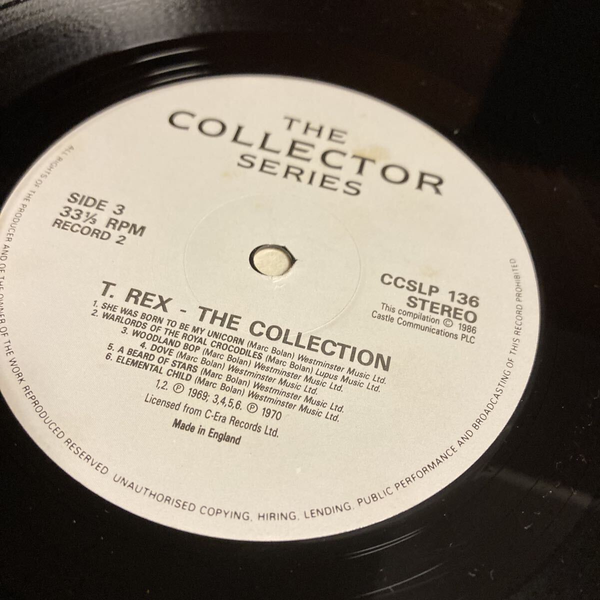 ［UK盤］2LP Tレックス T. REX COLLECTION /CCSLP 136/1-0063_画像9