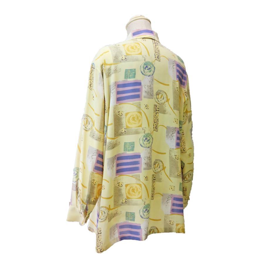 新品bl262 長袖ブラウス　春　ミセス　シニア　レナウン　１１号　Lサイズ　レナウン　前開き　ポリエステル　バスト108　_画像3