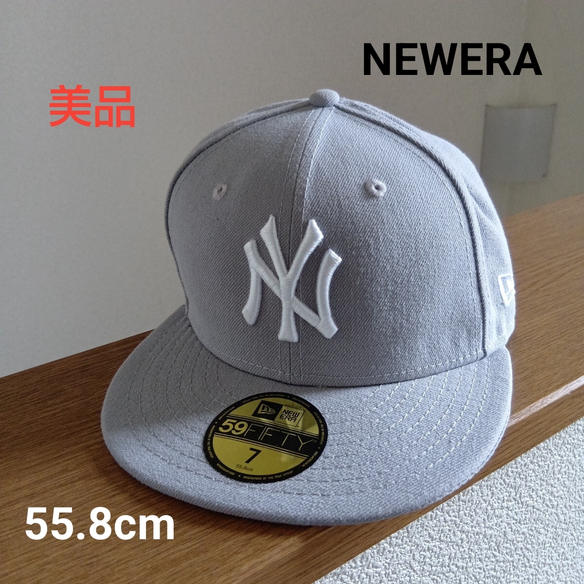 美品 ニューエラ 59FIFTY キャップ 7 ニューヨークヤンキース NY ERA ヤンキース 帽子_画像1