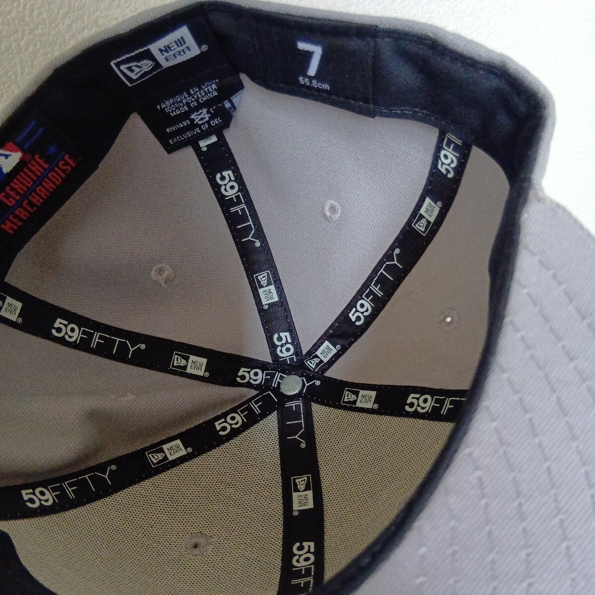 美品 ニューエラ 59FIFTY キャップ 7 ニューヨークヤンキース NY ERA ヤンキース 帽子_画像4