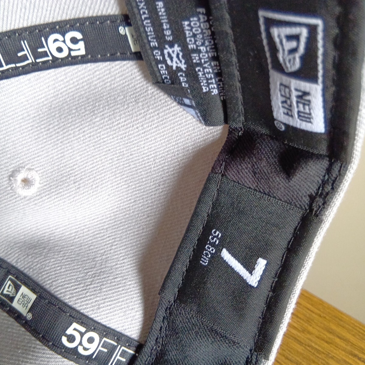 美品 ニューエラ 59FIFTY キャップ 7 ニューヨークヤンキース NY ERA ヤンキース 帽子_画像5