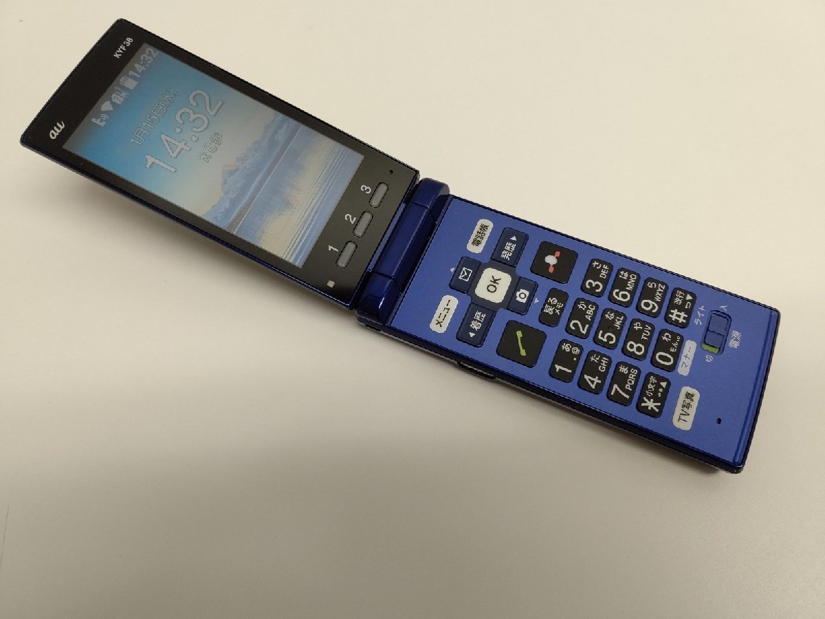 送料当店負担　かんたんケータイ KYF38 au SIMロック解除済み_画像5