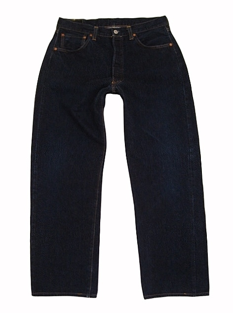 バレンシア工場製 501XX 復刻 '55型 w34 (84x75位) 米国製 555 濃紺 USA リーバイス LEVI’S 2001年7月製_画像2