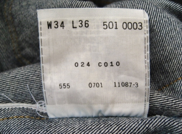 バレンシア工場製 501XX 復刻 '55型 w34 (84x75位) 米国製 555 濃紺 USA リーバイス LEVI’S 2001年7月製_画像5