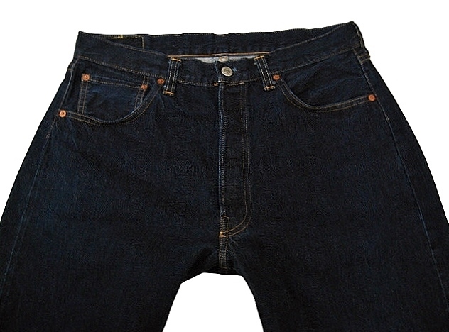 バレンシア工場製 501XX 復刻 '55型 w34 (84x75位) 米国製 555 濃紺 USA リーバイス LEVI’S 2001年7月製_画像7
