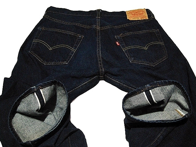 バレンシア工場製 501XX 復刻 '55型 w34 (84x75位) 米国製 555 濃紺 USA リーバイス LEVI’S 2001年7月製_画像9