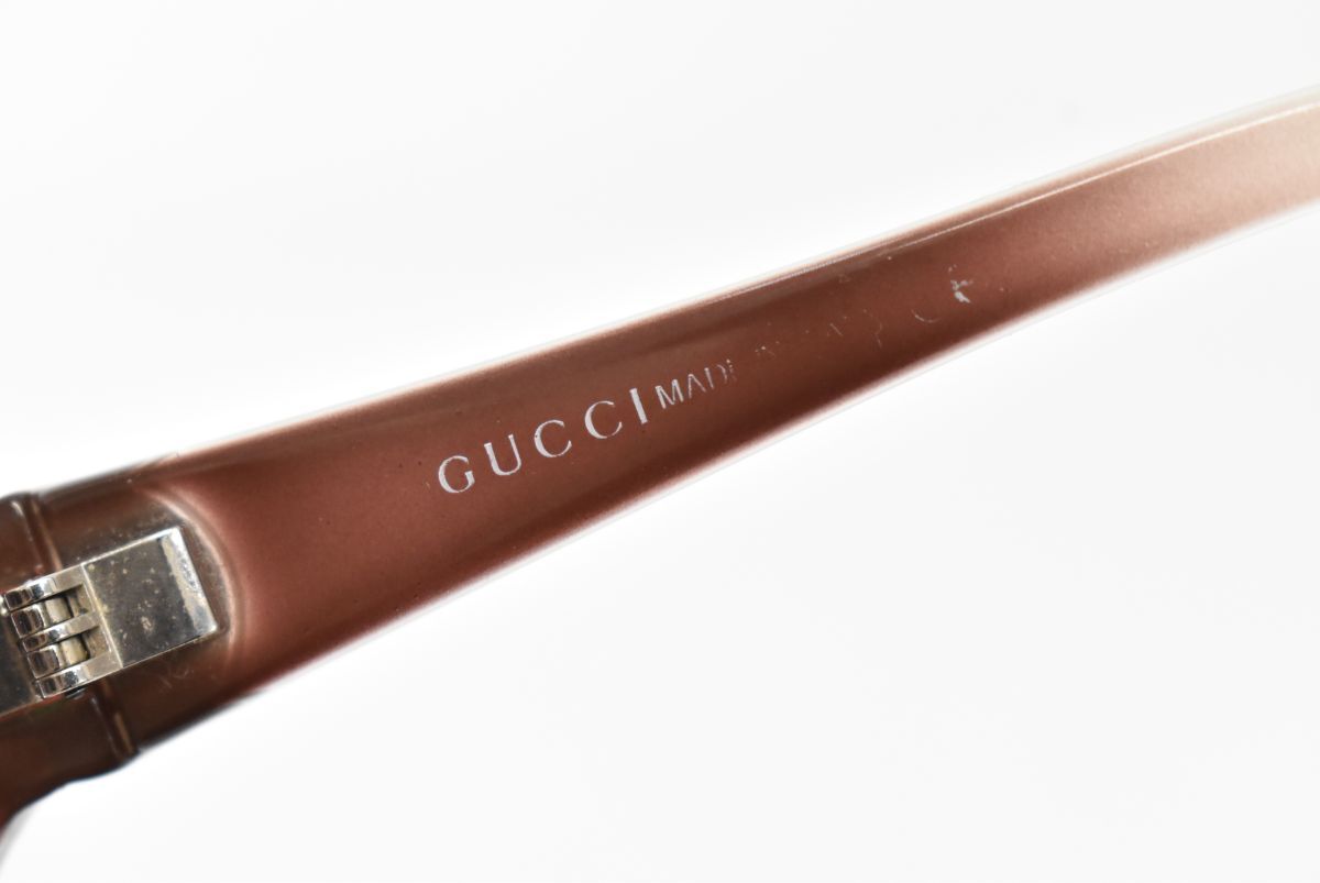 (1279S 1022M10) 1円～ GUCCI グッチ 62□16 115 サングラス シェリーライン インターロッキング 眼鏡 ブラウン系_画像7