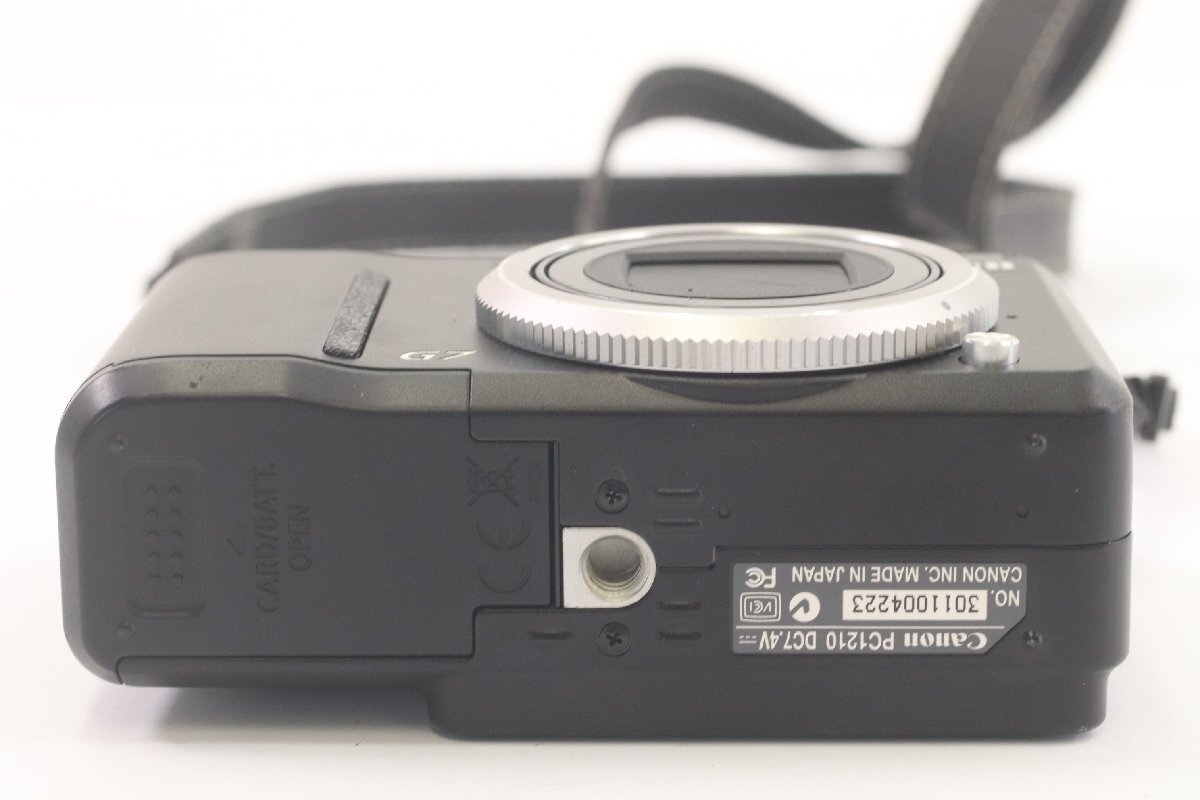 CANON キャノン PowerShot G7 PC1210 パワーショット コンパクト カメラ デジタルカメラ コンデジ 動作未確認 3220-Y_画像5