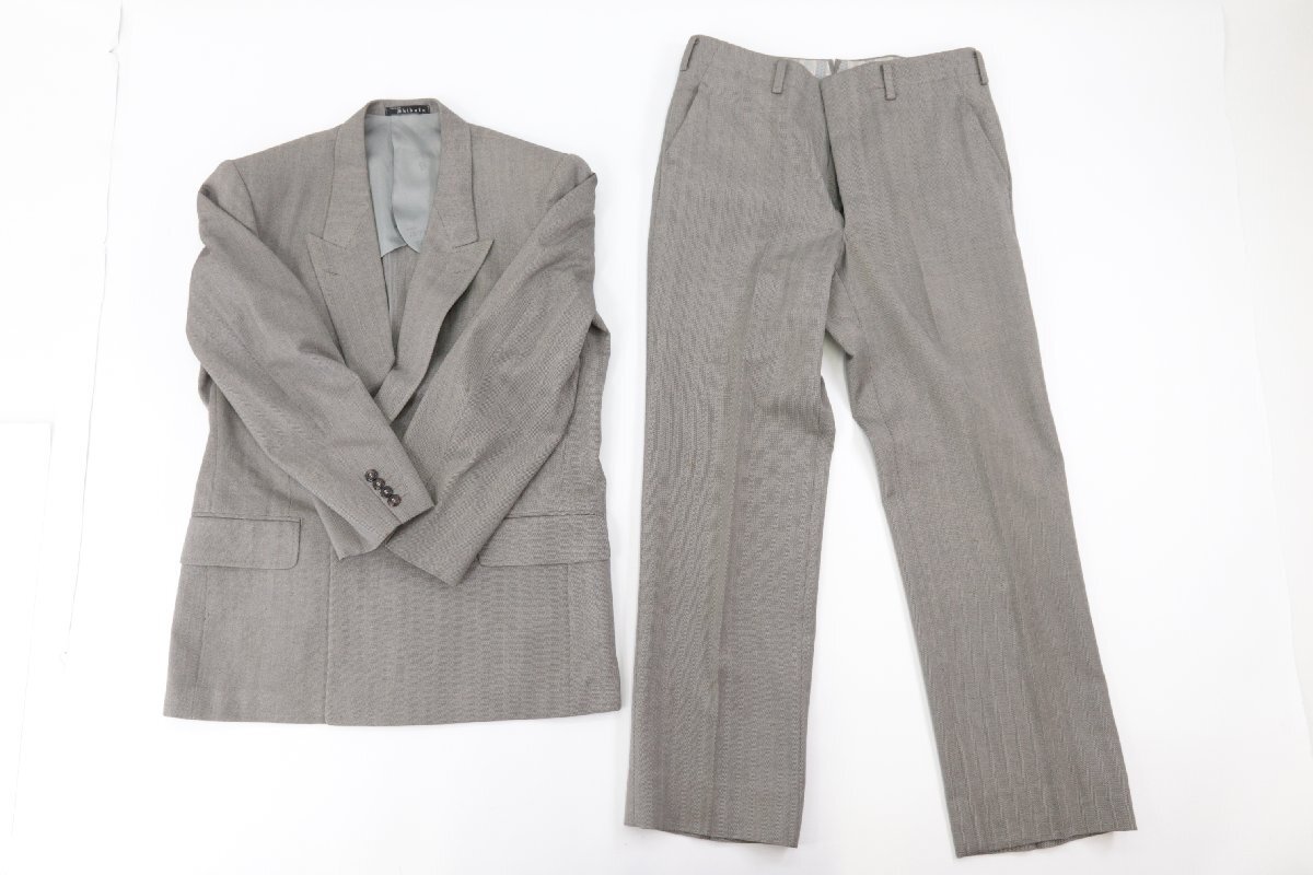 【4点】Brioni ブリオーニ × Takashimaya スーツ ジャケット スラックス オーダー グレー ブラウン 系 メンズ 服 まとめ売り 3407-NA_画像2