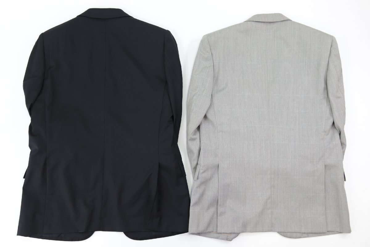 【4点】Brioni ブリオーニ スーツ ジャケット スラックス サイズ 46 オーダー フォーマル ブラック グレー 系 メンズ 服 まとめ 3267-NA_画像2