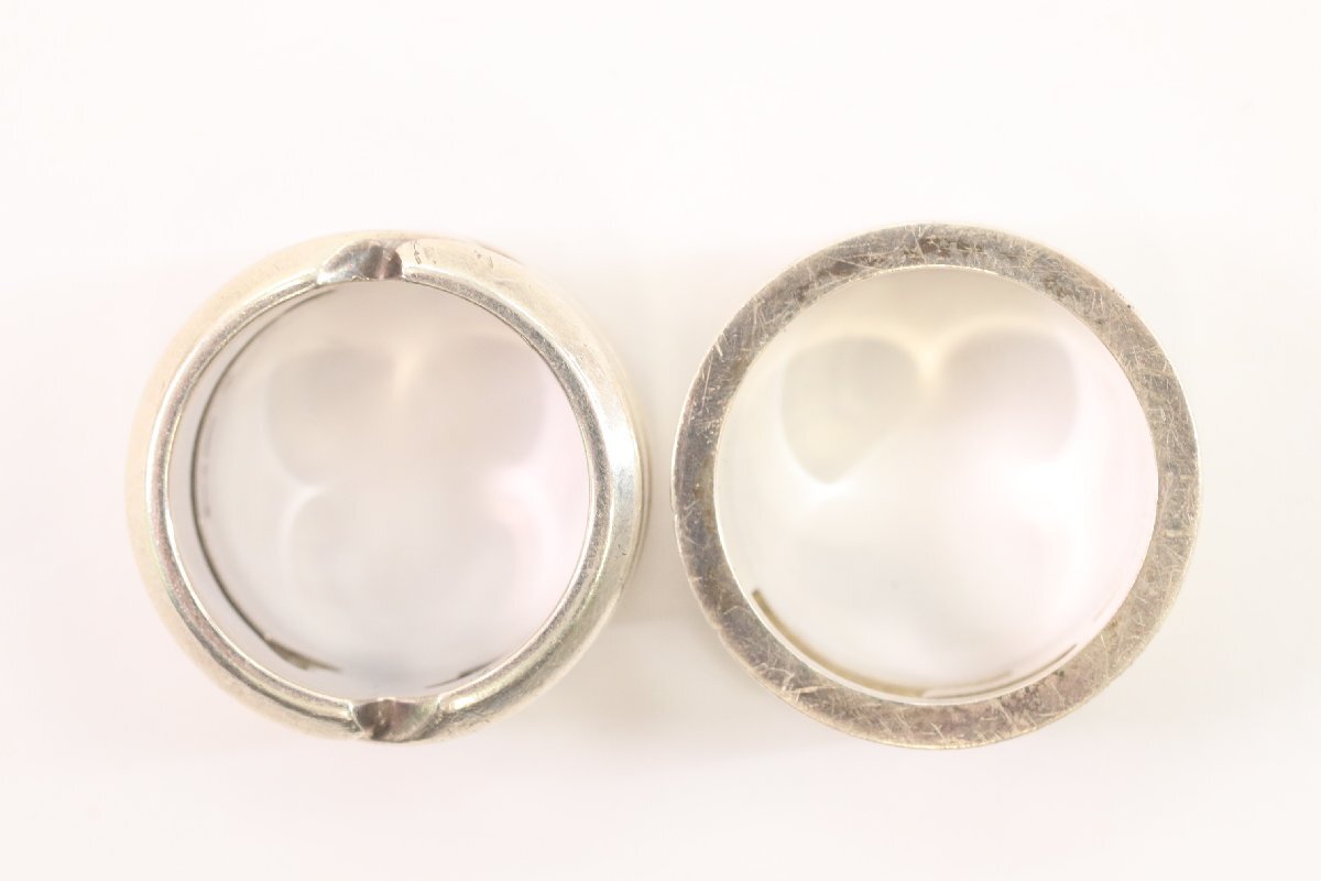 【2点】GUCCI グッチ Gロゴ ノットインフィニティ SV925 Ag925 シルバー リング 指輪 メンズ レディース アクセサリー 3538-K_画像2