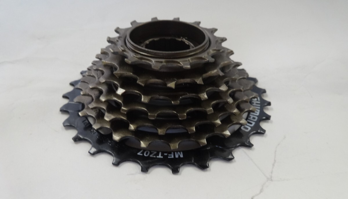 SHIMANO シマノ MF-TZ07 7スピード 14-28T マルチプル?フリーホイール スプロケット ボスフリー７段