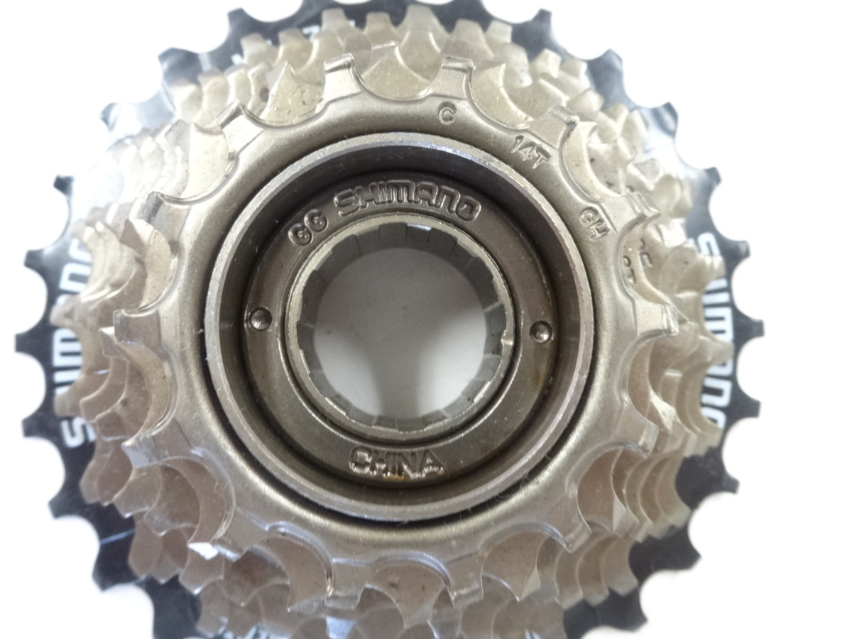 SHIMANO シマノ MF-TZ07 7スピード 14-28T マルチプル?フリーホイール スプロケット ボスフリー７段