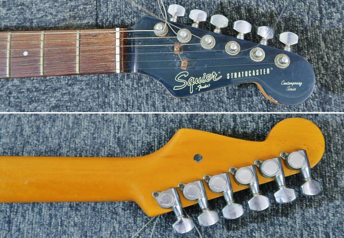 Squier/スクワイヤー ストラトキャスター ネイビー(1027　SQシリアル/エレキギター/フェンダー/コンテンポラリーシリーズ/バーズアイ_画像3