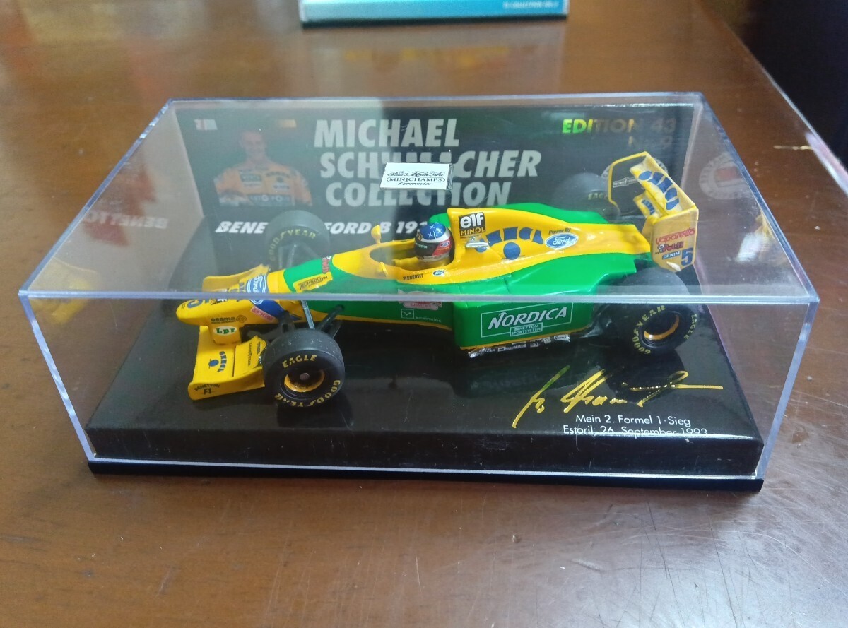 ★★1/43 F1 ベネトン フォード B193B シューマッハ コレクション #5 Minichamps BENETTON FORD B193B SCHUMACHER 1993★★