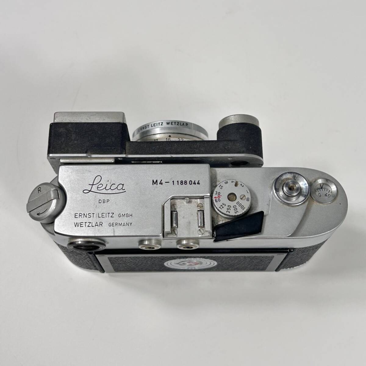SG1661 LEICA ライカ M4 118万番台 DBP ERNST LEITZ GMBH WETZLAR フィルムカメラ レンズ付き summaron 1:2.8/35 動作未確認_画像6