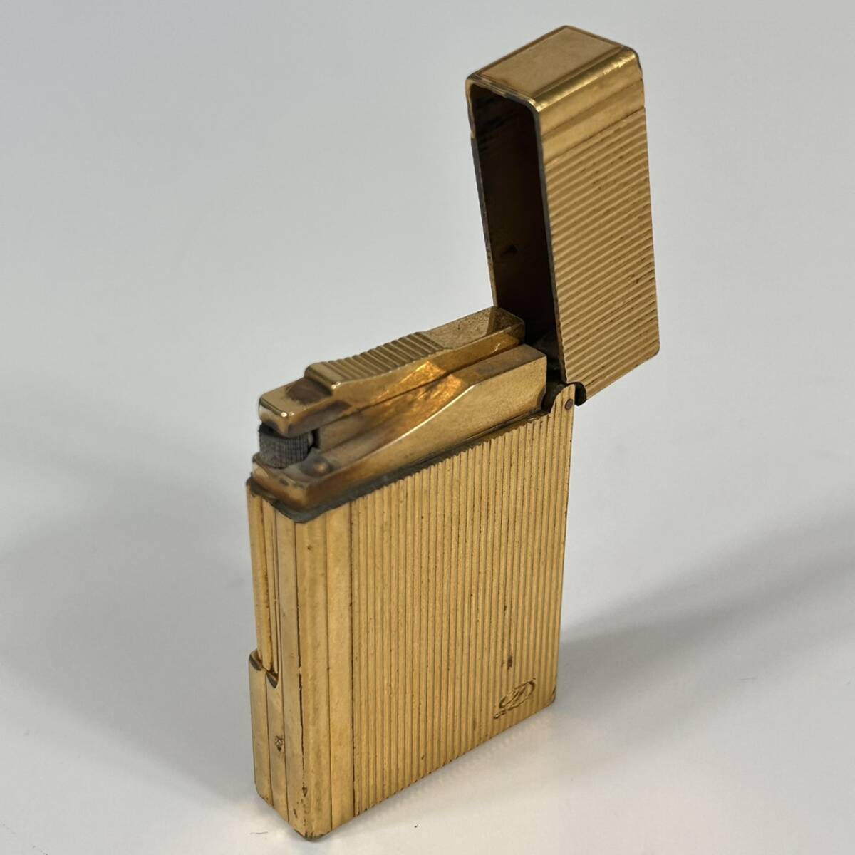 G10368 S.T.Dupont エス テー デュポン GATSBY ギャッツビー ライター GP ゴールドカラー ローラーガスライター 喫煙具 火花確認済み_画像2