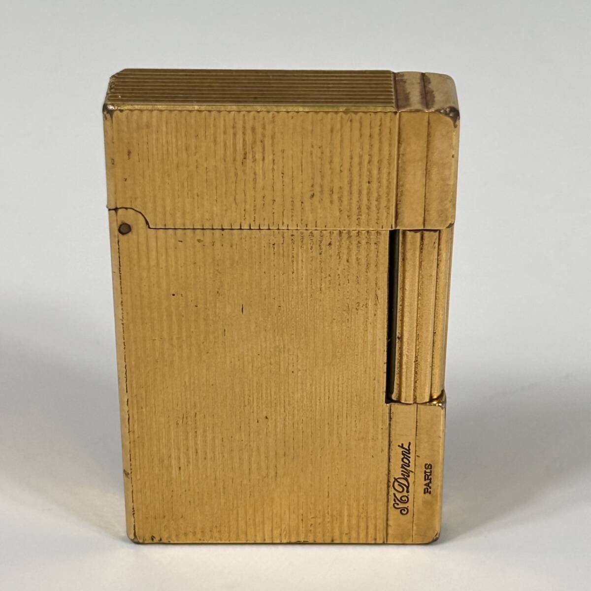 G10368 S.T.Dupont エス テー デュポン GATSBY ギャッツビー ライター GP ゴールドカラー ローラーガスライター 喫煙具 火花確認済み_画像3