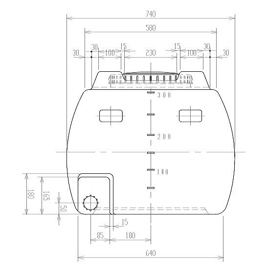  Suiko Home грузовик бак 300L HLT-300 25A клапан(лампа) имеется резервуар синий . вода разбрызгивание воды защита растений от вредителей питьевая вода и т.п.. транспортировка частное лицо sama дом рассылка не возможно 3