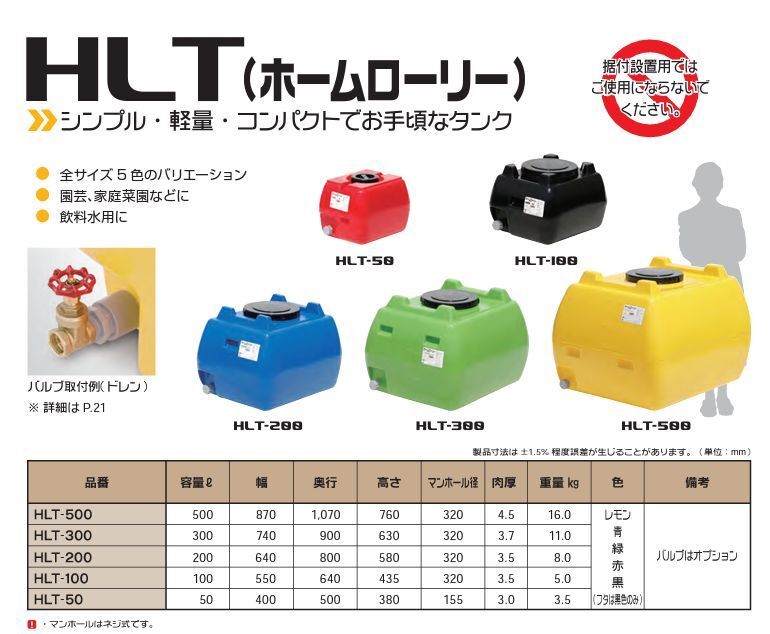  Suiko Home грузовик бак 300L HLT-300 25A клапан(лампа) имеется резервуар синий . вода разбрызгивание воды защита растений от вредителей питьевая вода и т.п.. транспортировка частное лицо sama дом рассылка не возможно 3