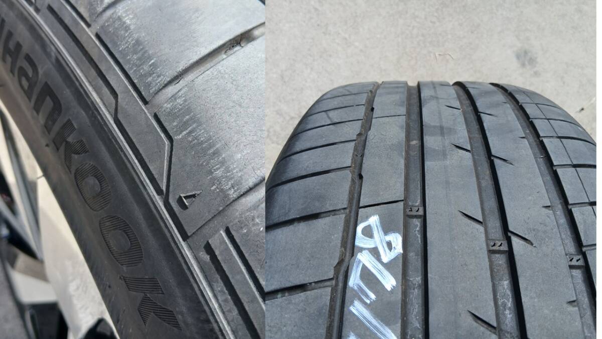 VW フォルクスワーゲン ID.4 ID.5 純正 20インチ ホイールタイヤ１本のみ 11A601025H 9J×20H2 ET42 Hankook 255/45 R20 S4178 _画像9