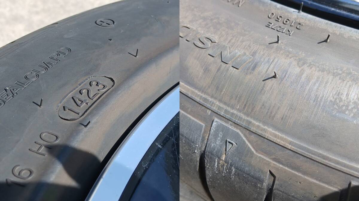 VW フォルクスワーゲン ID.4 ID.5 純正 20インチ ホイールタイヤ１本のみ 11A601025H 9J×20H2 ET42 Hankook 255/45 R20 S4178 _画像10