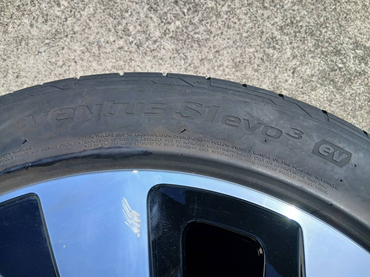 VW フォルクスワーゲン ID.4 ID.5 純正 20インチ ホイールタイヤ１本のみ 11A601025H 9J×20H2 ET42 Hankook 255/45 R20 S4178 _画像4