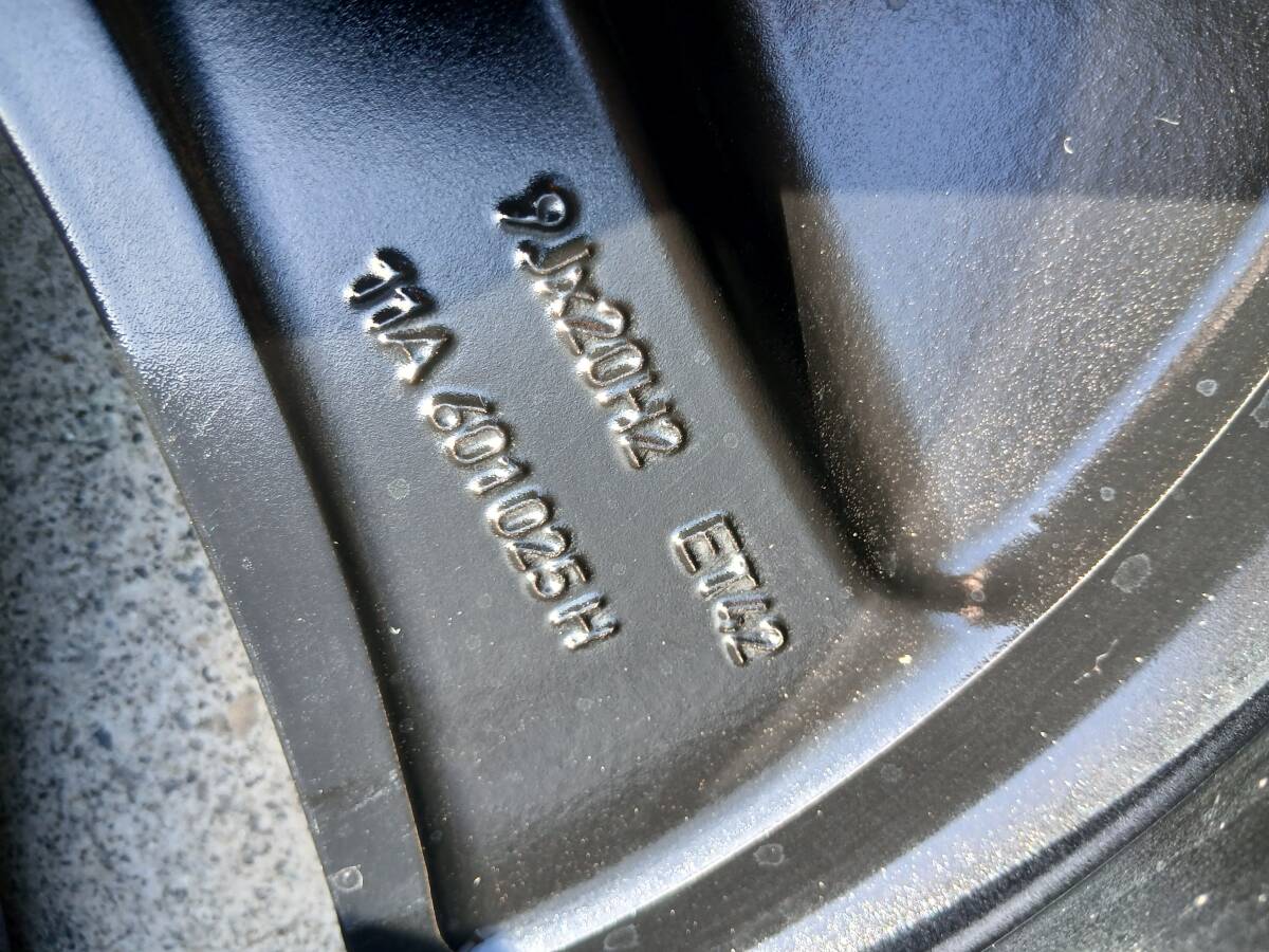 VW フォルクスワーゲン ID.4 ID.5 純正 20インチ ホイールタイヤ１本のみ 11A601025H 9J×20H2 ET42 Hankook 255/45 R20 S4178 _画像8