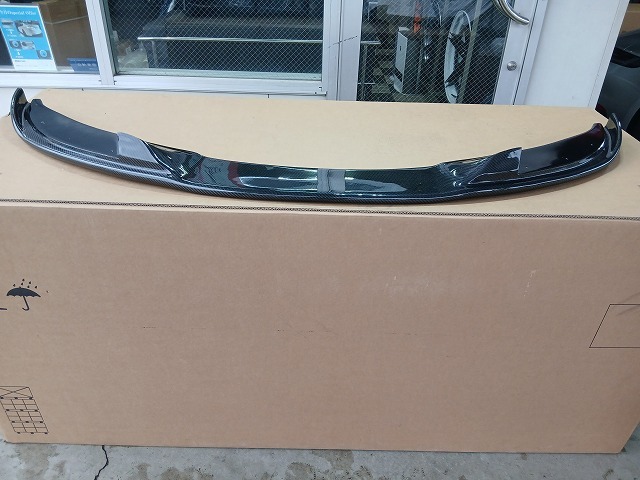 【新品】BMW 5シリーズ E60 M5 社外 カーボン フロントリップ HAMANNタイプ Y0698_画像2