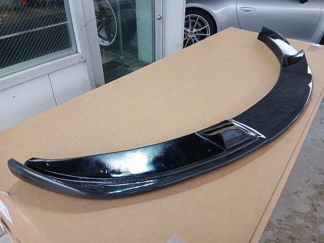 【新品】BMW 5シリーズ E60 M5 社外 カーボン フロントリップ HAMANNタイプ Y0698_画像3