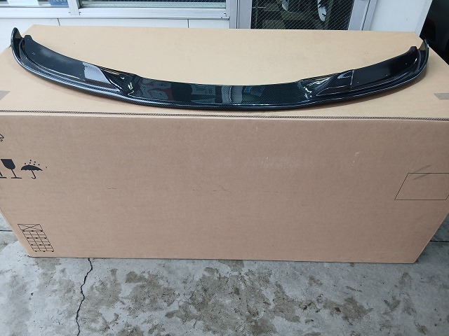 【新品】BMW 5シリーズ E60 M5 社外 カーボン フロントリップ HAMANNタイプ Y0698_画像8