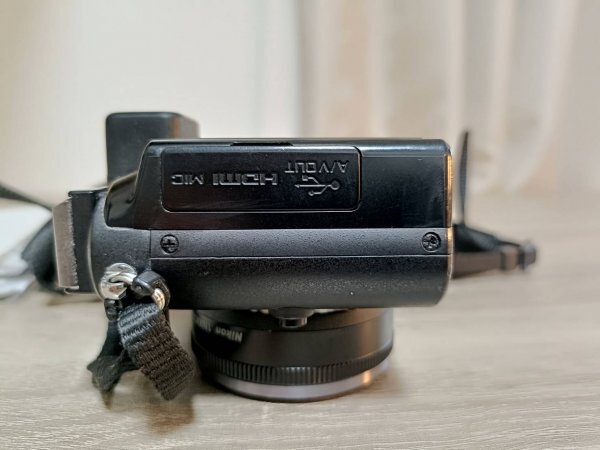 【KM476】NIKON ニコン カメラ本体 NIKON1 V1 ブラック レンズ 1 NIKKOR 10mm 1:2.8 Ф40.5_画像6