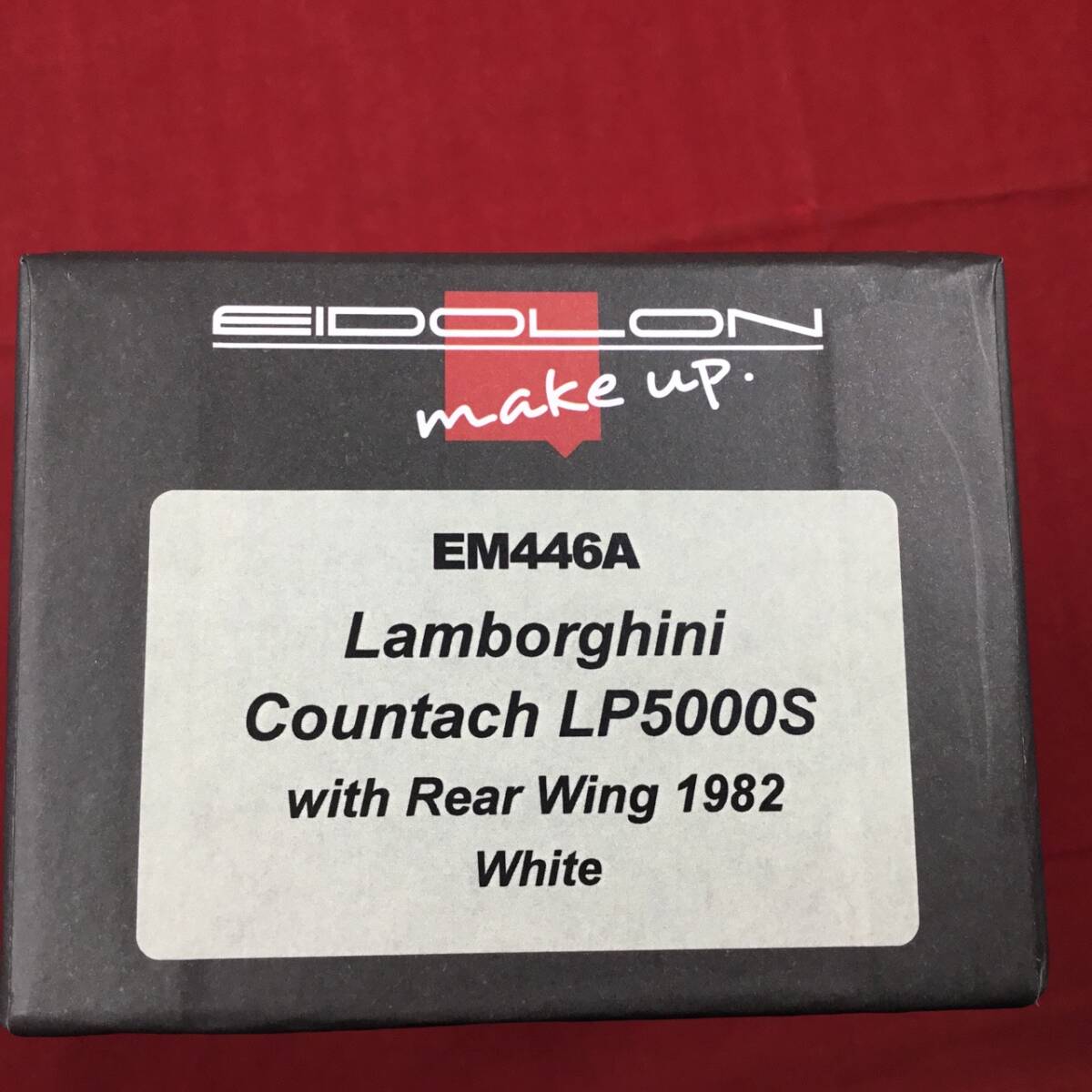 メイクアップ 1/43 Lamborghini Countach LP5000S with Rear Wing 1982 White ランボルギーニ カウンタック リアウィング EM446A 未使用品_画像8