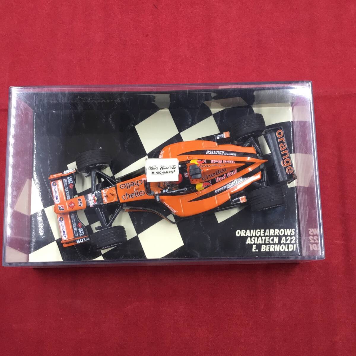  Minichamps 1/43 orange a low z Азия Tec A22enlike* bell no Rudy E.BERNOLDI #15 400010015 часть дефект иметь нераспечатанный товар дополнение 