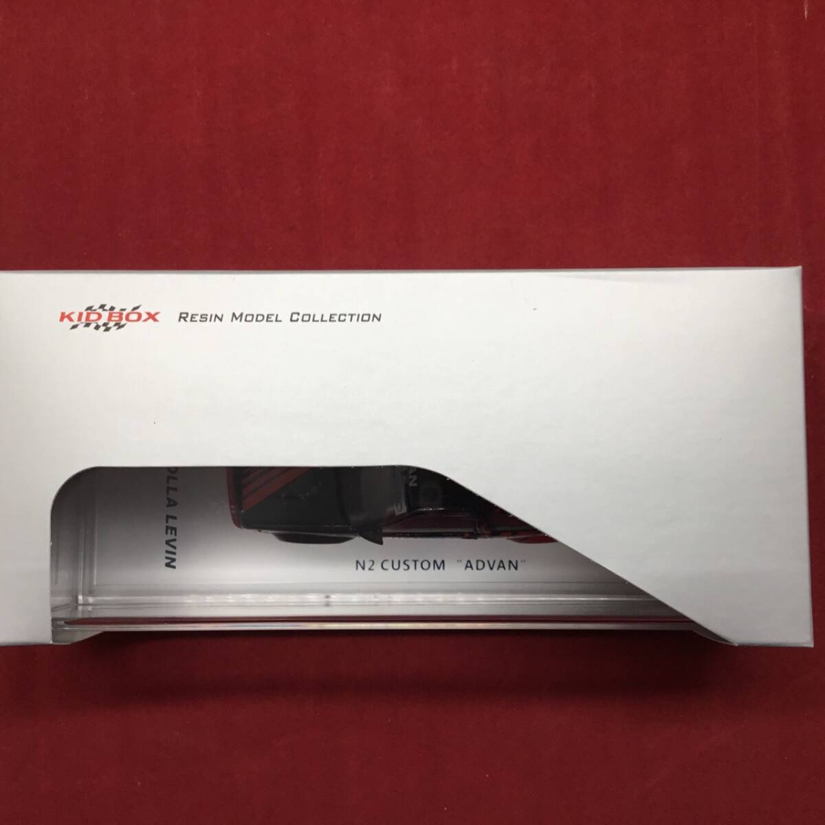 ENIF 1/43 ミニカー トヨタ カローラ レビン N2仕様 1986 カスタム ADVAN #25 ENIF0039 未開封品 _画像4