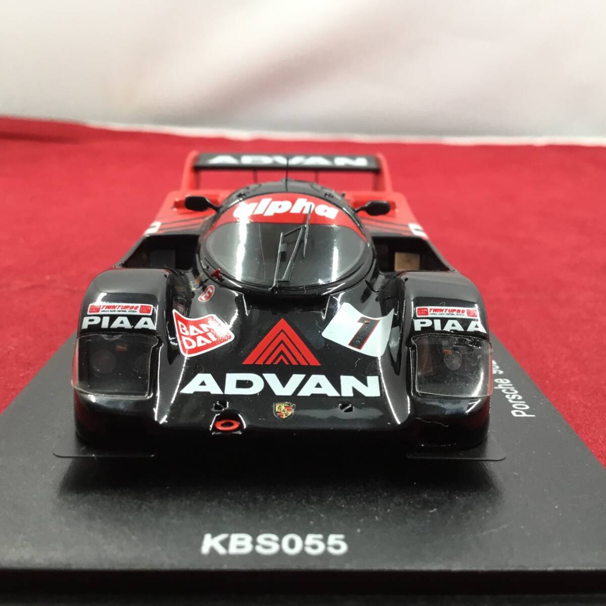 Spark Spark 1/43 миникар Porsche 962 n1 1986 Fuji 1000km Winner ADVAN Porsche Fuji 1000km победа машина #1 KBS8055 вскрыть товар 
