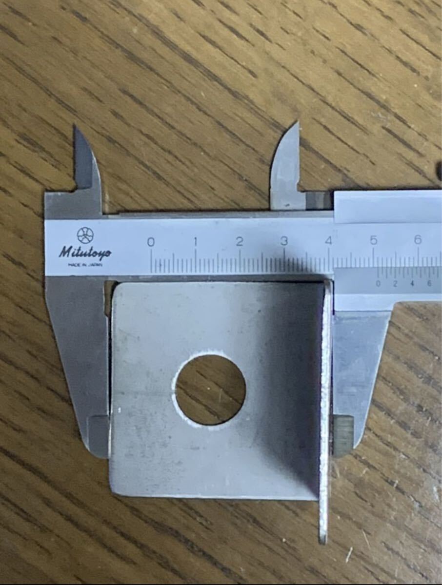 L型アンテナ基台　ステンレス製　新品未使用品　寸切M型コネクター付_画像4