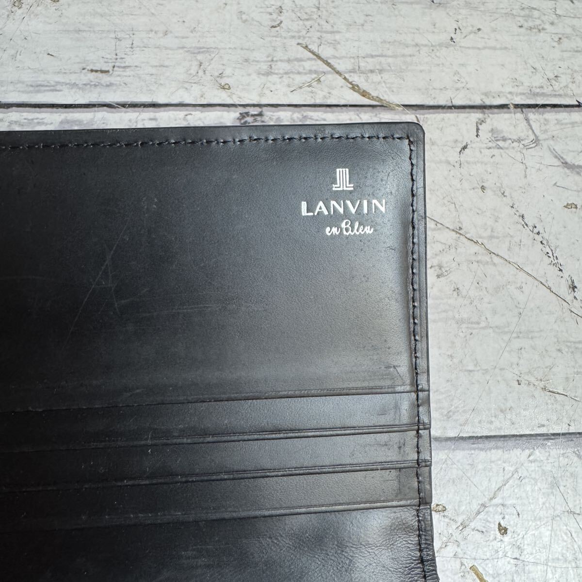 LANVIN EN Bleu ランバンオンブルー 長財布 財布 レザー_画像7