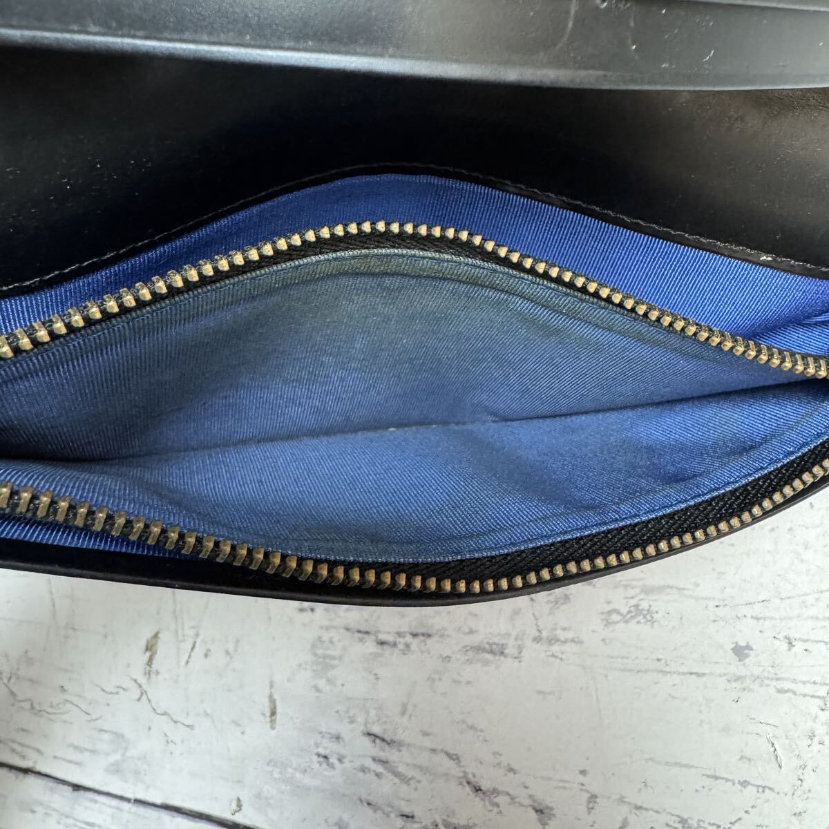 LANVIN EN Bleu ランバンオンブルー 長財布 財布 レザー_画像9