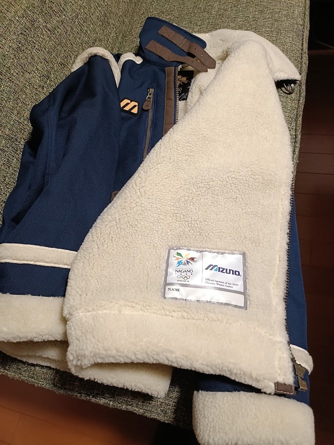 未使用品(Mサイズ 希少) ミズノ(mizuno)　1998年 長野オリンピック 日本代表ユニフォーム ジャケット_画像7