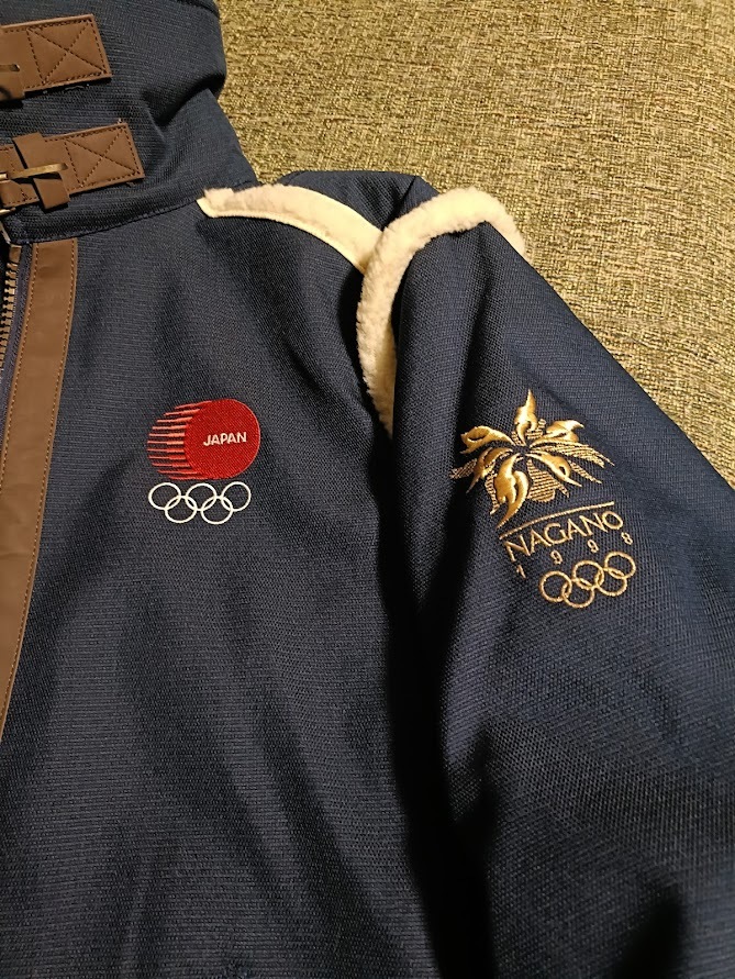 未使用品(Mサイズ 希少) ミズノ(mizuno)　1998年 長野オリンピック 日本代表ユニフォーム ジャケット_画像8