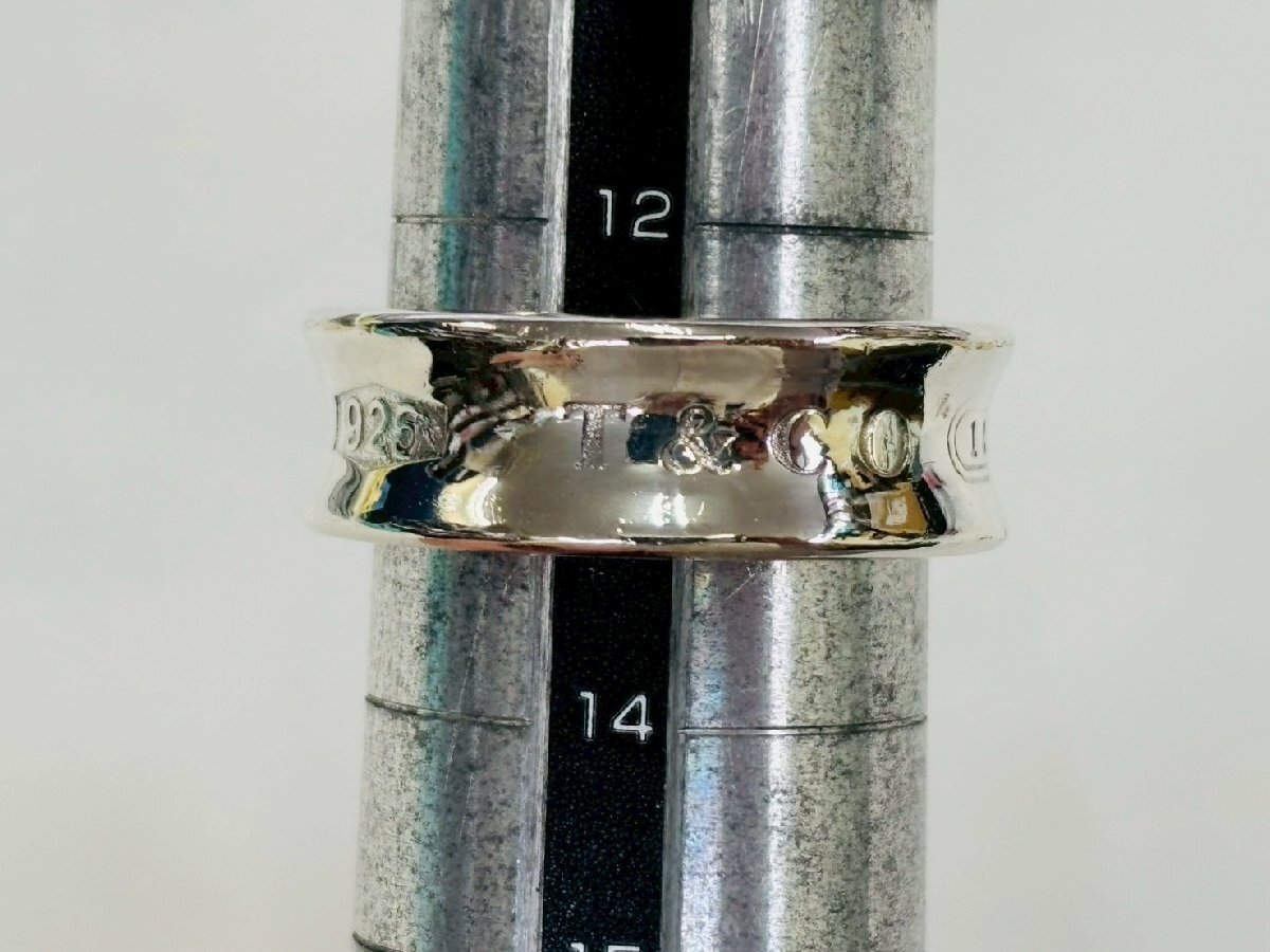 ★TIFFANY＆CO. ティファニー 1837 ナローリング 指輪 SILVER925 13號 約6.4g★